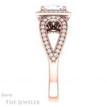Princess Cut Forever One Moissanite Engagement Ring #GTJ1073-square-fo-r 3 Princess Cut Forever One Moissanite Engagement Ring #GTJ1073-square-fo-r