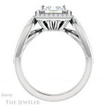 Princess Cut Forever One Moissanite Engagement Ring #GTJ1073-square-fo-w 2 Princess Cut Forever One Moissanite Engagement Ring #GTJ1073-square-fo-w