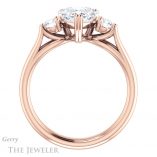 Heart Shaped Forever Brilliant Moissanite Engagement Ring #GTJ1075-heart-fb-r