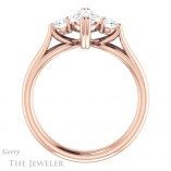 Marquise Cut Forever One Moissanite Engagement Ring #GTJ1075-marquise-fb-r 2 Marquise Cut Forever Brilliant Moissanite Engagement Ring #GTJ1075-marquise-fb-r
