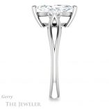 Marquise Cut Forever Brilliant Moissanite Engagement Ring #GTJ1075-marquise-fb-w