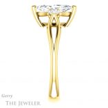 Marquise Cut Forever Brilliant Moissanite Engagement Ring #GTJ1075-marquise-fb-y