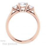Round Cut Forever One Moissanite Engagement Ring #GTJ1075-round-fo-r 2 Round Cut Forever One Moissanite Engagement Ring #GTJ1075-round-fo-r