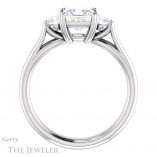 Princess Cut Forever One Moissanite Engagement Ring #GTJ1075-square-fo-w