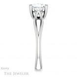 Princess Cut Forever One Moissanite Engagement Ring #GTJ1075-square-fo-w
