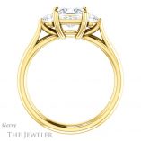 Princess Cut Forever One Moissanite Engagement Ring #GTJ1075-square-fo-y 2 Princess Cut Forever One Moissanite Engagement Ring #GTJ1075-square-fo-y