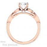 Round Cut Forever One Moissanite Engagement Ring #GTJ1076-round-fo-r 2 Round Cut Forever One Moissanite Engagement Ring #GTJ1076-round-fo-r