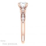 Round Cut Forever One Moissanite Engagement Ring #GTJ1076-round-fo-r 3 Round Cut Forever One Moissanite Engagement Ring #GTJ1076-round-fo-r
