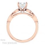 Princess Cut Forever One Moissanite Engagement Ring #GTJ1076-square-fo-r