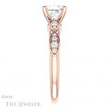 Princess Cut Forever One Moissanite Engagement Ring #GTJ1076-square-fo-r