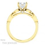 Princess Cut Forever One Moissanite Engagement Ring #GTJ1076-square-fo-y 2 Princess Cut Forever One Moissanite Engagement Ring #GTJ1076-square-fo-y