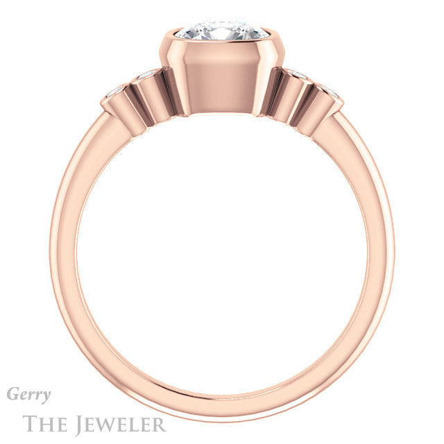 Cushion Cut Forever One Moissanite Engagement Ring #GTJ1079-cushion-fo-r 2 Cushion Cut Forever One Moissanite Engagement Ring #GTJ1079-cushion-fo-r