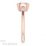 Cushion Cut Forever One Moissanite Engagement Ring #GTJ1079-cushion-fo-r 3 Cushion Cut Forever One Moissanite Engagement Ring #GTJ1079-cushion-fo-r