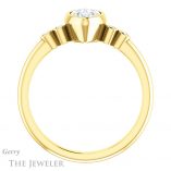 Marquise Cut Forever Brilliant Moissanite Engagement Ring #GTJ1079-marquise-fb-y