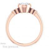 Oval Shaped Forever One Moissanite Engagement Ring #GTJ1079-oval-fo-r 2 Oval Shaped Forever One Moissanite Engagement Ring #GTJ1079-oval-fo-r