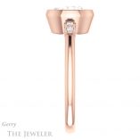 Oval Shaped Forever One Moissanite Engagement Ring #GTJ1079-oval-fo-r 3 Oval Shaped Forever One Moissanite Engagement Ring #GTJ1079-oval-fo-r