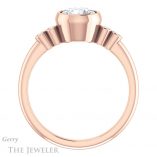 Round Cut Forever One Moissanite Engagement Ring #GTJ1079-round-fo-r 2 Round Cut Forever One Moissanite Engagement Ring #GTJ1079-round-fo-r