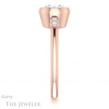 Round Cut Forever One Moissanite Engagement Ring #GTJ1079-round-fo-r 3 Round Cut Forever One Moissanite Engagement Ring #GTJ1079-round-fo-r