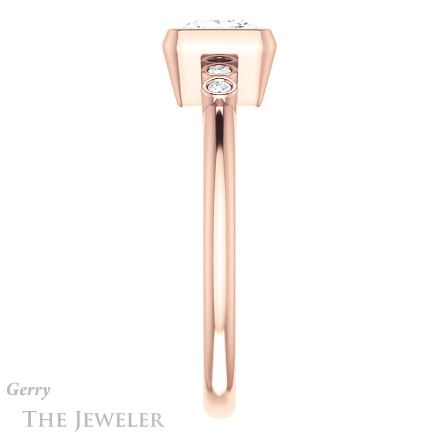 Princess Cut Forever One Moissanite Engagement Ring #GTJ1079-square-fo-r 3 Princess Cut Forever One Moissanite Engagement Ring #GTJ1079-square-fo-r