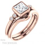 Princess Cut Forever One Moissanite Engagement Ring #GTJ1079-square-fo-r 6 Princess Cut Forever One Moissanite Engagement Ring #GTJ1079-square-fo-r