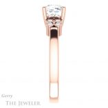Cushion Cut Forever One Moissanite Engagement Ring #GTJ1086-cushion-fo-r