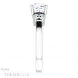 Cushion Cut Forever One Moissanite Engagement Ring #GTJ1086-cushion-fo-w
