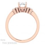 Emerald Cut Forever One Moissanite Engagement Ring #GTJ1086-emerald-fb-r 2 Emerald Cut Forever Brilliant Moissanite Engagement Ring #GTJ1086-emerald-fb-r