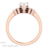 Pear Shaped Forever One Moissanite Engagement Ring #GTJ1086-pear-fb-r 2 Pear Shaped Forever Brilliant Moissanite Engagement Ring #GTJ1086-pear-fb-r