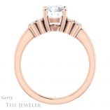 Round Cut Forever One Moissanite Engagement Ring #GTJ1086-round-fo-r 2 Round Cut Forever One Moissanite Engagement Ring #GTJ1086-round-fo-r