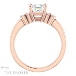 Princess Cut Forever One Moissanite Engagement Ring #GTJ1086-square-fo-r