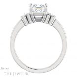 Princess Cut Forever One Moissanite Engagement Ring #GTJ1086-square-fo-w