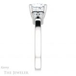 Princess Cut Forever One Moissanite Engagement Ring #GTJ1086-square-fo-w