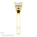 Princess Cut Forever One Moissanite Engagement Ring #GTJ1086-square-fo-y 3 Princess Cut Forever One Moissanite Engagement Ring #GTJ1086-square-fo-y