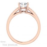 Cushion Cut Forever One Moissanite Engagement Ring #GTJ1090-cushion-fo-r