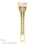 Cushion Cut Forever One Moissanite Engagement Ring #GTJ1090-cushion-fo-y 3 Cushion Cut Forever One Moissanite Engagement Ring #GTJ1090-cushion-fo-y