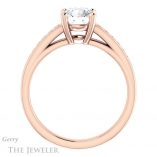 Round Cut Forever One Moissanite Engagement Ring #GTJ1090-round-fo-r 2 Round Cut Forever One Moissanite Engagement Ring #GTJ1090-round-fo-r