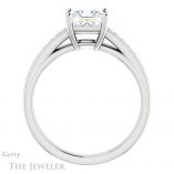 Princess Cut Forever One Moissanite Engagement Ring #GTJ1090-square-fo-w 2 Princess Cut Forever One Moissanite Engagement Ring #GTJ1090-square-fo-w