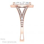 Marquise Cut Forever Brilliant Moissanite Engagement Ring #GTJ1091-marquise-fb-r