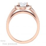 Oval Shaped Forever One Moissanite Engagement Ring #GTJ1091-oval-fo-r 2 Oval Shaped Forever One Moissanite Engagement Ring #GTJ1091-oval-fo-r