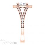 Oval Shaped Forever One Moissanite Engagement Ring #GTJ1091-oval-fo-r 3 Oval Shaped Forever One Moissanite Engagement Ring #GTJ1091-oval-fo-r