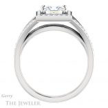 Princess Cut Forever One Moissanite Engagement Ring #GTJ1091-square-fo-w 2 Princess Cut Forever One Moissanite Engagement Ring #GTJ1091-square-fo-w