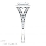 Princess Cut Forever One Moissanite Engagement Ring #GTJ1091-square-fo-w 3 Princess Cut Forever One Moissanite Engagement Ring #GTJ1091-square-fo-w
