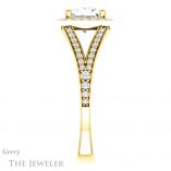 Princess Cut Forever One Moissanite Engagement Ring #GTJ1091-square-fo-y 3 Princess Cut Forever One Moissanite Engagement Ring #GTJ1091-square-fo-y
