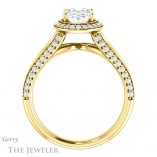 Oval Shaped Forever One Moissanite Engagement Ring #GTJ1094-oval-fo-y 2 Oval Shaped Forever One Moissanite Engagement Ring #GTJ1094-oval-fo-y