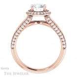 Round Cut Forever One Moissanite Engagement Ring #GTJ1094-round-fo-r 2 Round Cut Forever One Moissanite Engagement Ring #GTJ1094-round-fo-r