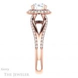 Round Cut Forever One Moissanite Engagement Ring #GTJ1094-round-fo-r 3 Round Cut Forever One Moissanite Engagement Ring #GTJ1094-round-fo-r