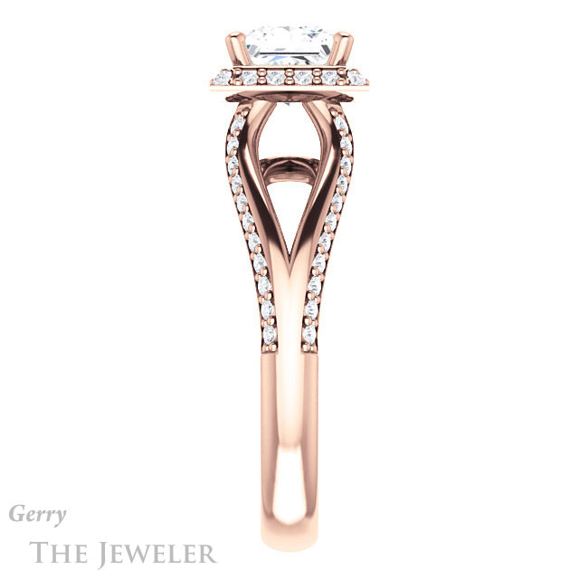 Princess Cut Forever One Moissanite Engagement Ring #GTJ1094-square-fo-r 3 Princess Cut Forever One Moissanite Engagement Ring #GTJ1094-square-fo-r