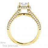 Princess Cut Forever One Moissanite Engagement Ring #GTJ1094-square-fo-y