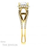 Princess Cut Forever One Moissanite Engagement Ring #GTJ1094-square-fo-y