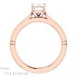 Emerald Cut Forever One Moissanite Engagement Ring #GTJ1097-emerald-fb-r 2 Emerald Cut Forever Brilliant Moissanite Engagement Ring #GTJ1097-emerald-fb-r